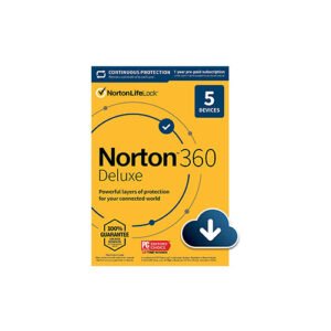 Norton 360 Deluxe 2022 – Antivirus software for 3 Devices with Auto Renewal