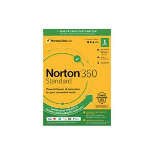 Norton 360 Standard 2022 – Antivirus software for 2 Device